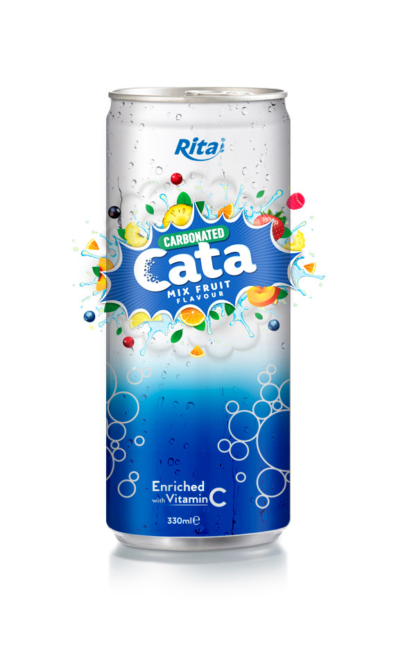330ml Carbonated Mix Fruit Flavor Drink